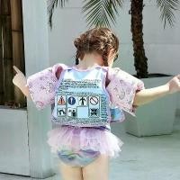 ราคา เสื้อชูชีพว่ายน้ำ ใช้สำหรับเด็ก เป็นเสื้อชูชีพเด็ก ช่วยพยุงตัวหัดว่ายน้ำสำหรับเด็ก เสื้อชูชีพ ชุดว่ายน้ำชูชีพเด็ก สดใส (1731699082971285309)