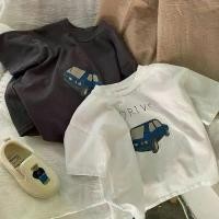 ราคา เสื้อยืดแขนสั้นผ้าฝ้ายสำหรับเด็ก, ฤดูร้อนเด็กผู้ชายใหม่การ์ตูนรถ, เสื้อชั้นในพิมพ์ลายเด็ก, เสื้อชั้นฐานซับใน, แฟชั่น เสื้อ เด็ก สเก็ต เสื้อ เด็ก ผู้ ชาย 7 ขวบ รูป รถ ข่าว (1731203879658424028)
