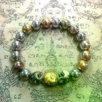 ราคา สร้อยคอลูกประคำข้อมือ, มนต์, ลูกปัดพระพุทธรูป, 10 มิลลิเมตร, เงินไหลเหล็กไหล, พระเครื่อง Samdetch Muan, พระเครื่อง Somdet Tho, โปรดวัด Phra Kaew, Wang Na Amulet, พุทธคุณที่ทรงพลัง, เพิ่ม Baramee (1731