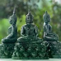 ราคา พระบูชา พระพุทธรูป พระแกะสลัก หินเขียว พระแก้วมรกต พระปางสมาธิ พระสิงห์หนึ่ง พระปางมารวิชัย หน้าตัก 5 นิ้ว พร้อมฐาน (1730770817523878557)