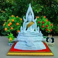 ราคา พระพุทธชินราช สีมุกเหลือบชมพู ขนาดหน้าตัก 5 นิ้ว ผสมแร่เหล็กน้ำพี้แท้ พระพุทธรูป พระบูชา (1731668005162814272)