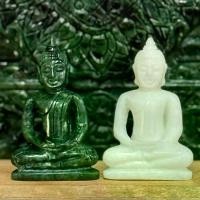 ราคา พระพุทธรูป พระแกะสลัก ปางสมาธิ หินเขียว หินขาว องค์เล็ก ขนาดหน้าตัก 1.5 นิ้ว พระบูชา พระมงคล พระตั้งหน้ารถ (1731210181715068573)