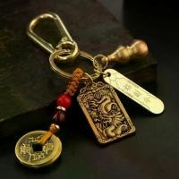 ราคา พวงกุญแจจักรราศี, วัสดุทองเหลืองสไตล์จีน, พวงกุญแจมะระเงินห้าจักรพรรดิ, เครื่องราง (1732029687670867026)