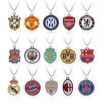ราคา จี้เสื้อฟุตบอล, จี้สองด้าน, วัสดุโลหะผสมสังกะสี, มี Real Madrid, Basseli, เชลซี, และจี้กระดูกงูสแตนเลส, สร้อยคอโซ่, การออกแบบสี สร้อย ซ่อน มีด เครื่องราง ฟุตบอล (1731124171769023179)
