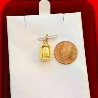 ราคา จี้พระกรอบหุ้มทอง100 จี้พระ พระสมเด็จ ขนาดขนาดเล็กจิ๋ว เลี่ยมกันน้ำ สำหรับสร้อยคอครึ่งสลึง1 สลึงค่ะ (1731705091050145529)