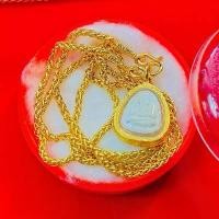 ราคา สร้อยคอพร้อมจี้ สร้อยคอพระ พระปิดตา น้ำหนัก2 สลึง ลายหางกระรอก ใส่ติดตัวอาบน้ำได้ทั้งตัวจี้และสร้อยคอค่ะ (1731636112038725581)