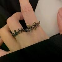 ราคา ชุดแหวนผู้หญิง มงกุฎประดับอัญมณีสีดำเข้มและลึกลับ ดีไซน์ผีเสื้อ สไตล์เปิด 3 มิติ เรียบหรู เหมาะสำหรับสวมใส่กับแหวนรุ่นอื่น ๆ จีวร พระ จี้ พระปิดตา องค์ เล็ก เหล็กไหล ของ แท (1731195982970258742)