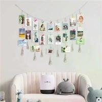 ราคา กรอบกระดาษพร้อมคลิปหนีบ กรอบเชือก รูปภาพ DIY อัลบั้มรูปภาพแขวน กรอบรูปติดผนัง AT 1 ชุด (1730168869395204950)