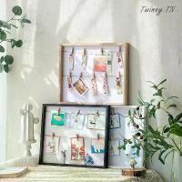 ราคา กรอบไม้หนีบรูปสไตล์มินิมอล แขวน มีหลายสี หลายขนาด พร้อมเชือกและไม้หนีบ กรอบ รูป รูปภาพ ใส่ รูปโพลารอยด์ ติด ผนัง (1729617378221459791)
