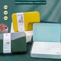 ราคา กระดาษสีน้ำ A6 เนื้อหยาบ มาใหม่ ทำจากผ้าฝ้าย แบบพกพา โปสการ์ด กล่องดีบุก เหมาะสำหรับการเดินทาง ศิลปิน หนังสือสีน้ำ (1732173970224285840)