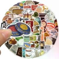 ราคา พร้อมส่งOld chinese ของเก่า ยุค20 จีน อุปกรณ์ย้อนยุค เทปคาสเซ็ท สติ๊กเกอร์ sticker vintage antique 65ชิ้น (1732320102180883067)