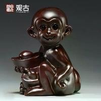 ราคา เครื่องประดับแกะสลักลิง, ลิงนักษัตรสิบสองตัว, วัสดุไม้, ของตกแต่งบ้านและสำนักงาน, งานฝีมือตกแต่ง, ของขวัญ, ลิงดำ (1731711719725827955)