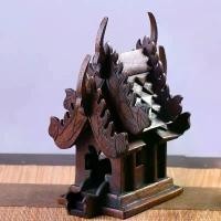 ราคา COD ศาลพระภูมิไม้สัก บ้านทรงไทย ศาลเล็กศาลใหญ่ ทรงไทยหลังเล็ก ศาลพระภูมิ บ้านเรือนไทยไม้สักทอง ศาลไม้ ศาล2ชั้น มีสองขนาด ของตกแต่งบ้าน (1731869923440429609)