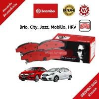 ราคา ขาย Brembo ผ้าเบรก ผ้าเบรค ดิสเบรค Ceramic เซรามิค (NAO) Honda City Jazz Mobilio HRV Freed (1731789543731333115)