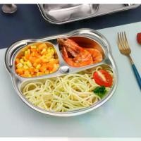 ราคา จานสแตนเลสสำหรับเด็ก จานหลุม จานข้าวเด็ก ถาดหลุมจาน ชาม เมลามีน เซรามิค plate จานใส่อาหาร (1731664681239611725)