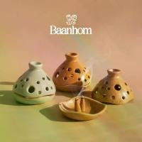 ราคา [Tiktok] เตากำยานเล็ก ที่วางกำยาน ที่วางธูปหอม ที่วางเทียนหอม เซรามิค สไตล์มินิมอล เตาจุดกำยาน เตาไอน้ำ (1732113915602766282)