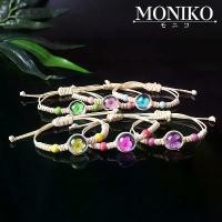 ราคา MONIKO สร้อยข้อมือถัก เซรามิค ประดับดอกไม้แห้ง เรียบง่าย น่ารัก สไตล์เกาหลี สําหรับนักเรียนหญิง (1731870026517481428)