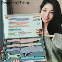 ราคา RLL ❇ชุดมีดทำครัว 6ชิ้น เซรามิค ชุดสุดคุ้ม มีด ชุด ชุดมีดครัว ชุดมีด มีดทำครัว ชุดมีดสแตนเลส♠ (1731258332316796145)