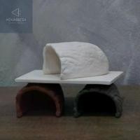 ราคา COD [ChillSpot] Stone Cave#1 บ้านงู เซรามิค สำหรับงูคอร์น (corn snake) Reptile Hide Box เต่าบกตุ๊กแก ตะขาบ แมงมุม dragon (1731585507639658491)