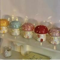 ราคา (พร้อมส่ง) โคมไฟกลางคืน เซรามิค พร้อมถ่าน น่ารัก โคมไฟตั้งโต๊ะ โคมไฟรูปเห็ด มีหลายสีให้เลือก ส่งไว (1731190963796937708)