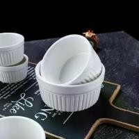 ราคา ถ้วยคัพเค้ก เซรามิค สีขาว มี 2ขนาด ถ้วยเซรามิคสำหรับทำขนม หรือ อบขนม (1729924260663953794)