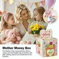 ราคา กล่องดึงเงิน, ของตกแต่งงานวันแม่, กล่องของขวัญ, ของขวัญเซอร์ไพรส์, ธนบัตร N9L4 (1731907411469502025)