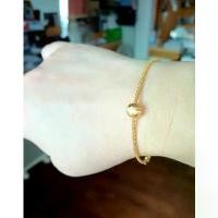 ราคา สร้อยมืออิตาลีลายเกลียวปั่นพร้อมบอลสตาร์ดัสเพลนชุบทองคำ18K มีตรา ITALY คําแนะนําผลิตภัณฑ์ใหม่ของเดือนนี้ ตัส เซอร์ เวย กำไลเชือกเทียน กํา ไล bluelock คอแฟชั่น สตรี ของ go (1731563558934973090)