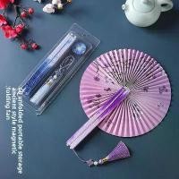 ราคา พัดกระดาษกลม สไตล์โบราณ พับได้ สไตล์จีน เหมาะสำหรับ Qipao และ Hanfu เสื้อผ้าจีนโบราณ มีพู่ พัดพับ แบบพกพา ปิดแม่เหล็ก สามารถเปิดและปิดพัดลมได้หนึ่งอัน crochet flowers bouquets ri (1732282321571973160)