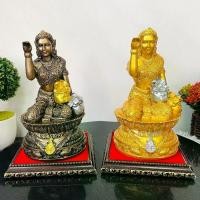ราคา นางกวัก แร่เหล็กน้ำพี้ ฐาน 5 นิ้ว สูง 8 นิ้ว แถมฟรีฐานรอง พระพุทธรูป (1729702229356546179)