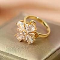 ราคา แหวนเปิดโคลเวอร์สี่แฉก, การออกแบบพิเศษ, หินเพทายหมุนได้ 360°, ฝังไมโครสีบรอนซ์, ขายร้อนข้ามพรมแดน แหวนปลากระเบน แหวน พรหมประสิทธิ์ แหวน ปราบมาร แหวน เพน แหวน นางกวัก แหวน หาง (1731522416031992050)