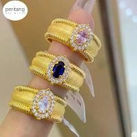 ราคา แหวนเพชรตัวใหญ่ สำหรับผู้หญิง สไตล์วินเทจโบราณกลาง หินเพชรแถวกว้าง ลูกปัด สไตล์คอร์ท แหวนเครื่องประดับแฟชั่น เปิดปรับระดับได้ (1732166101071596399)