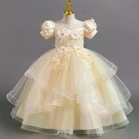 ราคา ชุดราตรีสาวดอกไม้ สไตล์เดรสยาว ลูกปัด ชุดแต่งงาน ชุดเจ้าหญิง เหมาะสำหรับการแสดงโมเดล ชุดเด็ก สำหรับเด็กผู้หญิง (1731875061990460193)