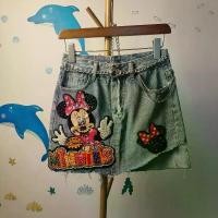 ราคา กระโปรงยีนส์ สำหรับผู้หญิง สไตล์เกาหลี เอวสูง กระชับสัดส่วน งานปักหนัก ลูกปัด ป้องกันการสัมผัส กระโปรงรัดรูป ฤดูใบไม้ร่วงและฤดูร้อน ใหม่ในปี 2024 mom jeans girl กางเกงยีนส์ คาร์โก้ levi 501 ริมแดง (17