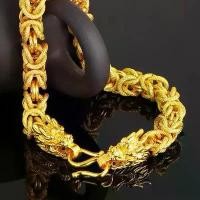 ราคา สร้อยข้อมือมังกร ลายผ้า ครอบงำ สีทองทราย ติดทนนาน สำหรับผู้ชายและผู้หญิง สร้อย ข้อมือ แฟนชั่น สร้อย ข้อมือ ลูกปัด แตงโม เลส ข้อมือ (1731777651600754158)