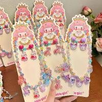 ราคา สร้อยคอเด็ก ลายการ์ตูนน่ารัก ต่างหูหนีบหู ลูกปัด โซ่มุกหลากสี สไตล์สาวหวาน เครื่องประดับเด็กผู้หญิง เครื่องประดับ (1731394642885576335)