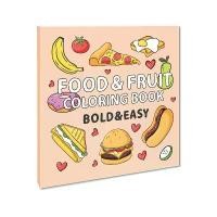 ราคา สมุดระบายสีอาหารและผลไม้ 40 แผ่น การ์ตูน กราฟฟิตี้ สำหรับเด็ก ระบายสี ภาพวาด (1731369822789863846)