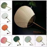 ราคา พัดลมเพ้นท์มือ สไตล์วินเทจ สร้างสรรค์ มีพู่ ที่จับไม้ไผ่ กระดาษเปล่าจีนพัดลม DIY ภาพวาด (1731967609630394347)