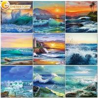 ราคา ภาพวาด DIY โดยตัวเลข, ภาพทะเลทิวทัศน์, ชุดตัวเลข, ภาพวาดด้วยมือ, ศิลปะการวาดภาพบนผ้าใบ, ของตกแต่งบ้าน, CHENISTORY (1730497243547601462)