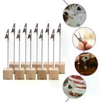 ราคา ที่ใส่คลิปหนีบกระดาษบันทึกไม้, FE, 10 ชิ้น / ถุง, ตัวเลขโต๊ะ, ที่ใส่ป้ายสถานที่, ฐานอ่อน, เหมาะสำหรับกระดาษบันทึก, ภาพถ่าย, ภาพถ่าย, คลิปโน้ต, สำหรับการแสดงหมายเลขบัตร, รวมคลิปหนีบ (172960307166619498