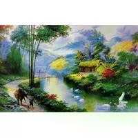 ราคา โปสเตอร์ วิว จัมโบ้ ขนาด 150X100 ซม. ใหญ่ พิเศษ ธรรมชาติ น้ำ ทะเล ต้น ดอกไม้ ภูเขา รูป มงคล ติดผนัง สวยๆ poster (1731928413765535386)