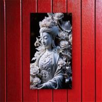 ราคา รูปเจ้าแม่กวนอิม กรอบลอยไวนิล ขนาด33*60ซม ติดตั้งบนผนัง โปสเตอร์ (1729798437005330581)