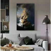 ราคา ภาพวาดสีน้ำมันผ้าใบเรือ Rembrandt, ศิลปะผนัง HD, ภาพพิมพ์, สำหรับห้องนั่งเล่น, ของตกแต่งบ้านที่ทันสมัย, โปสเตอร์, 1 ชิ้น, ไม่มีกรอบ, ภาพวาด (1731988262774866962)