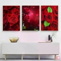ราคา ศิลปะบนผนังตกแต่งบ้านผ้าใบ, ภาพวาดแรเบย์ดอกกุหลาบสีแดง, สำหรับห้องนั่งเล่น, โปสเตอร์, ภาพพิมพ์, ไม่มีกรอบ (1731477701664213520)