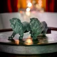 ราคา สิงโต คู่ แกะสลัก หินเขียวอินเดีย สัตว์มงคล หินแกะสลัก งานประติมากรรม สิงโตหิน (1730086183319930911)