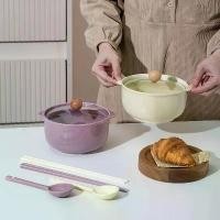 ราคา ชามก๋วยเตี๋ยวทันที วัสดุเซรามิก มีฝาปิด เหมาะสำหรับก๋วยเตี๋ยวทันที ถาด ใส่ อาหาร มินิมอล กระป๋อง ญี่ปุ่น ส้มตํา สวย ๆ กล่อง อุ่นอาหาร ไฟฟ้า แผ่นรอง กัน หมด เบญจรงค์ (1731857080981620646)