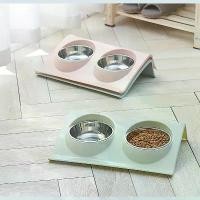 ราคา ชามอาหารสัตว์เลี้ยงและชามน้ำสแตนเลส, ชามคู่, ชามให้อาหารลายช้อน, อุปกรณ์สำหรับสุนัขและแมว, เครื่องใช้บนโต๊ะอาหาร ชาม แมว กัน มด ทรง สูง เครื่อง พ่นยา แมว กระปุก ใส่ อาหา (1731697346918188444)