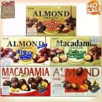 ราคา GUEENefefghshangmao สินค้านำเข้าจาก ญี่ปุ่น Lotte Meiji Macadamia Almond Chocolate ขนม ช็อกโกแลต สอดไส้ อัลมอนด์ แมคคาดาเมีย คลังสินค้า ช็อกโกแลต ดูไบ emie (1731629661734012675)
