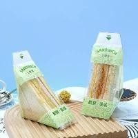 ราคา ถุงบรรจุภัณฑ์แซนวิชขนมปังสามเหลี่ยม 100 ชิ้น ใช้แล้วทิ้ง ใส อบ เบเกอรี่ อาหาร มื้อเบา ห่อพลาสติก กระดาษเค้ก (1731871668011959535)