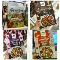 ราคา (ซื้อ2+แถม2)สุดคุ้มกาโนร่าธัญพืชอบกรอบเพื่อสุขภาพ (ผลไม้-บลู-โยเกิต-ช๊อก) (1730685791136418759)
