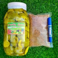 ราคา มะม่วงเบาใต้แช่อิ่ม3รส ซื้อ1แถมพริกเกลือ1(พริกเกลือถุงใหญ่200กรัม) (กระปุกใหญ่จัมโบ้)ขนาด 3000 กรัม ผลไม้ดอง3รส (เปรี้ยว หวาน เค็มปลายๆ) (1731818726050924839)